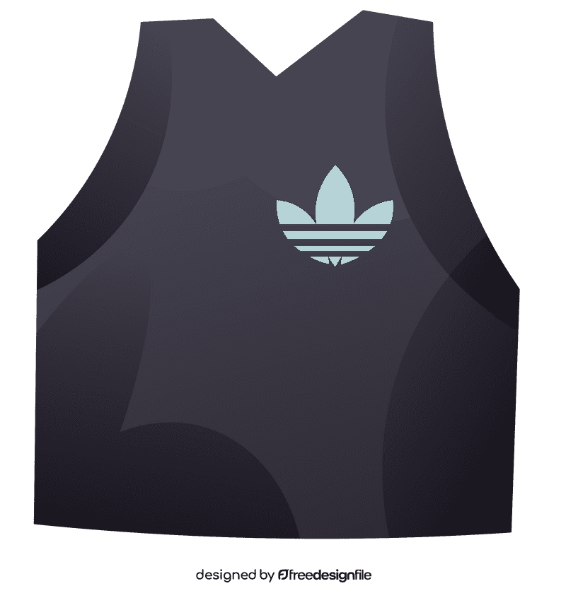 Adidas undershirt clipart