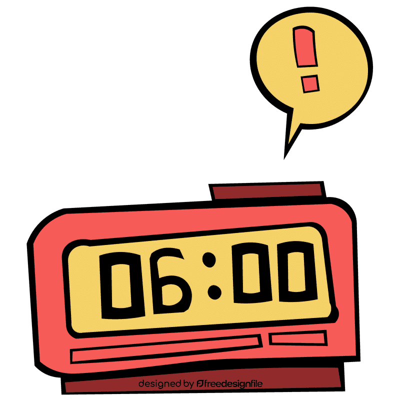 Alarm clock new clipart