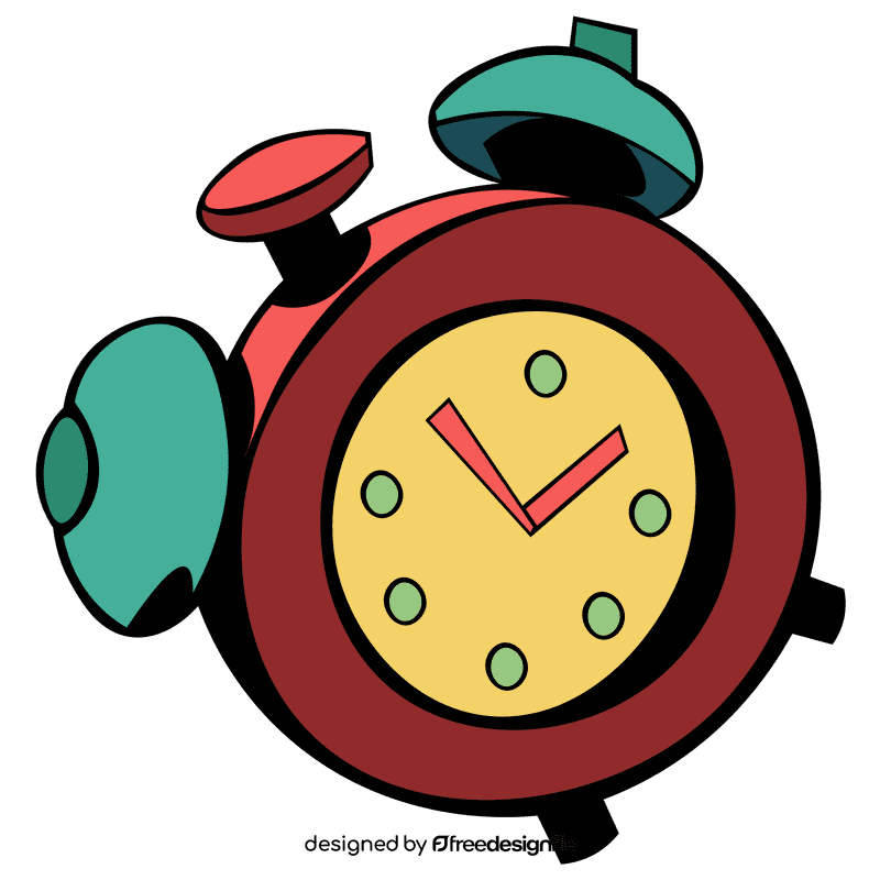 Alarm clock red clipart