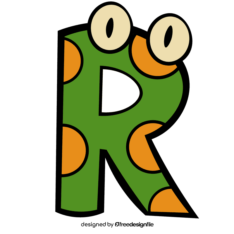 Alphabet letter r clipart