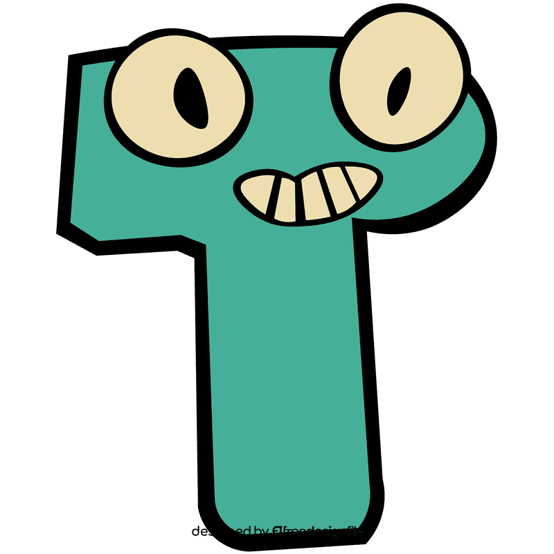 Alphabet letter t clipart