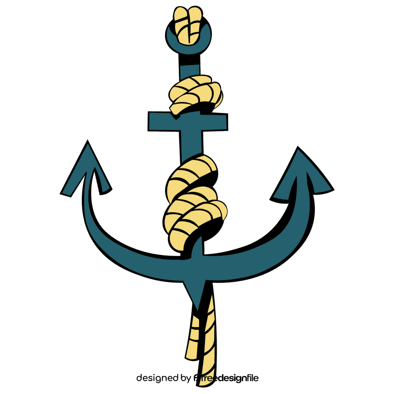 Anchor rope clipart