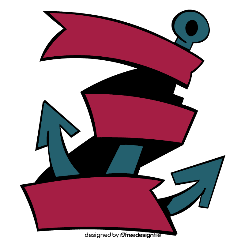 Anchor stripe clipart