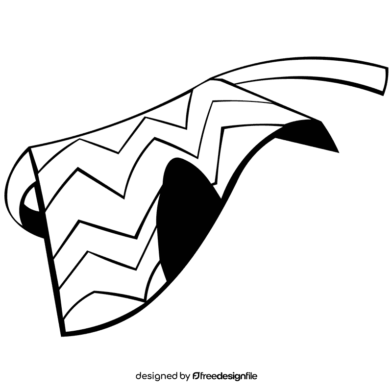 Apron line black and white clipart