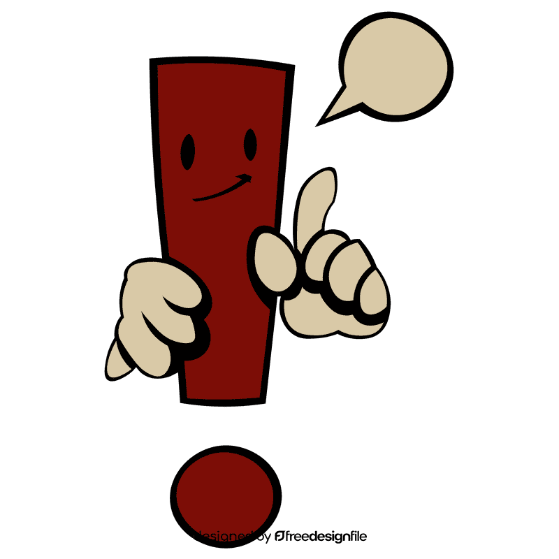Attention exclamation point clipart