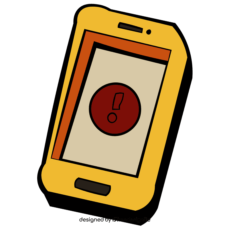 Attention phone clipart