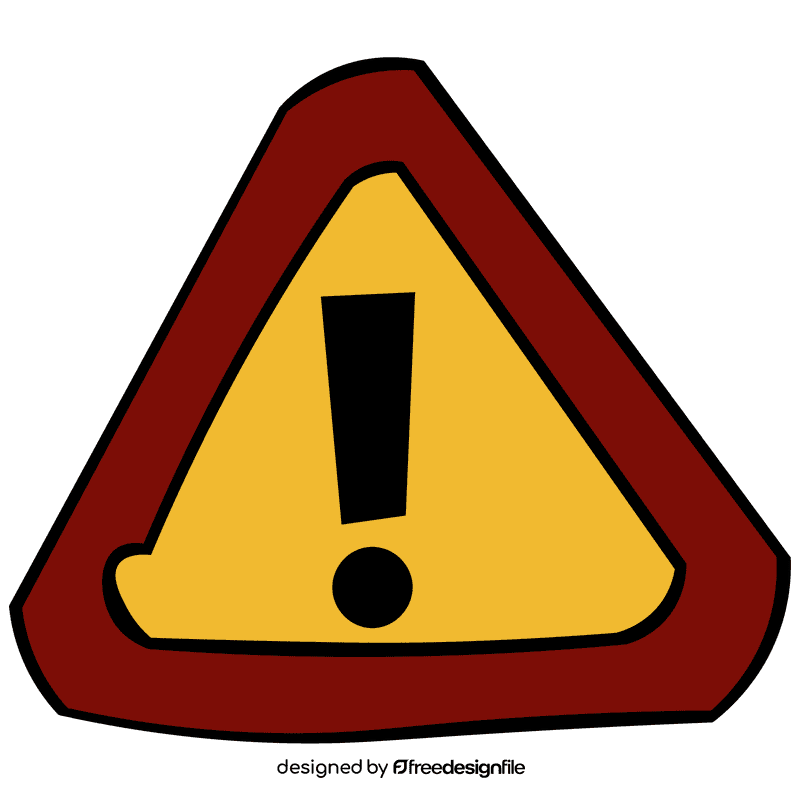 Attention sign clipart
