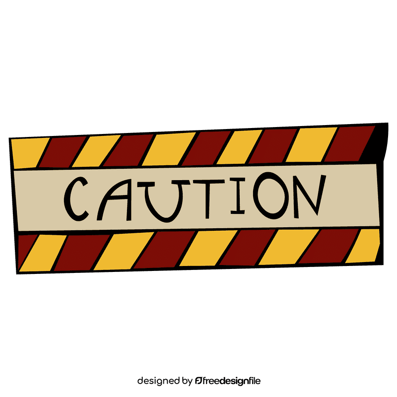 Attention sticker clipart
