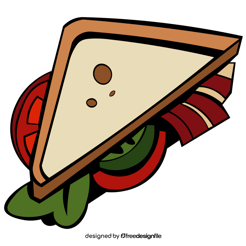 Bacon sandwich clipart