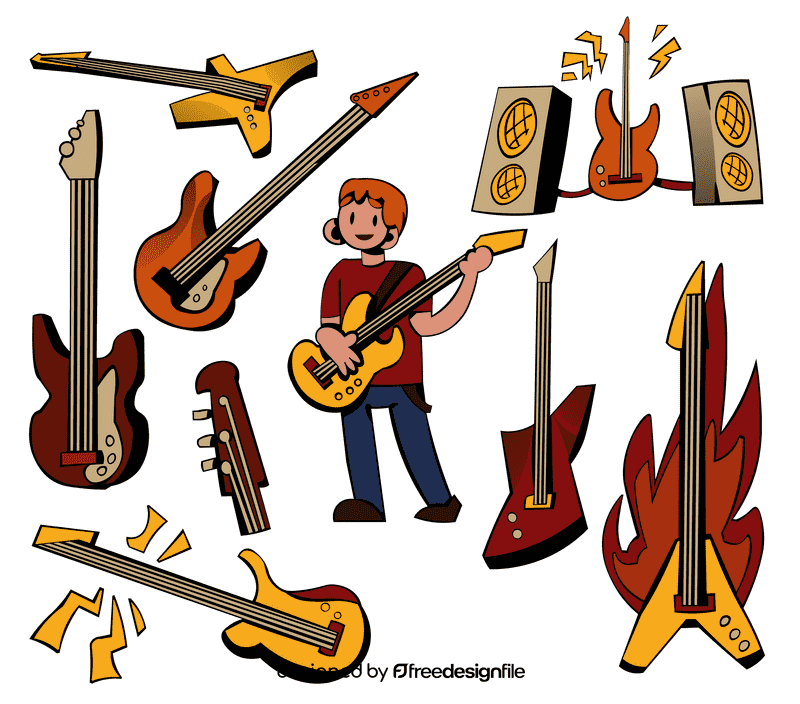 Bass guitar vector Bass guitar vector