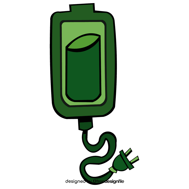 Battery charge clipart
