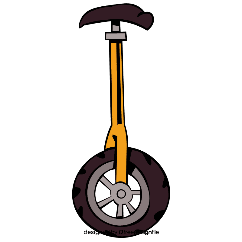 Bike unicycle clipart