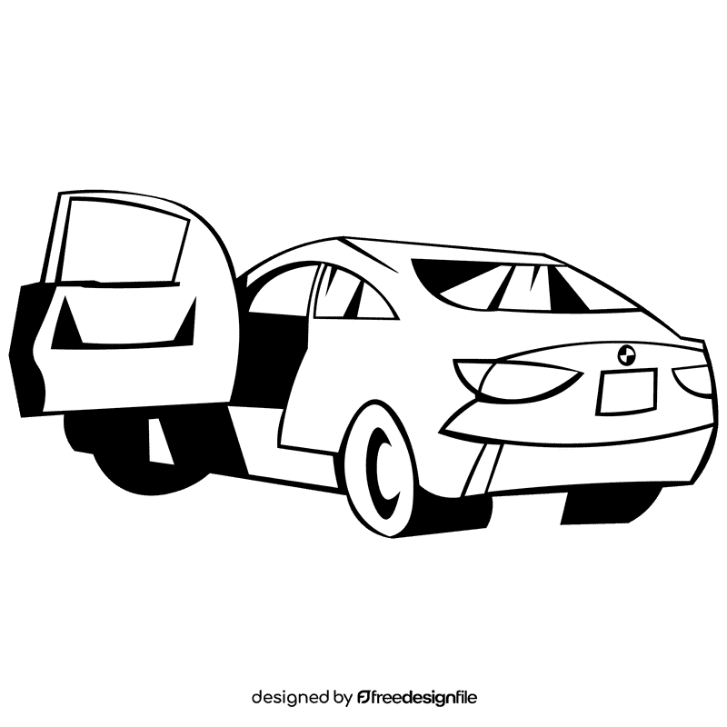 Bmw ground black and white clipart