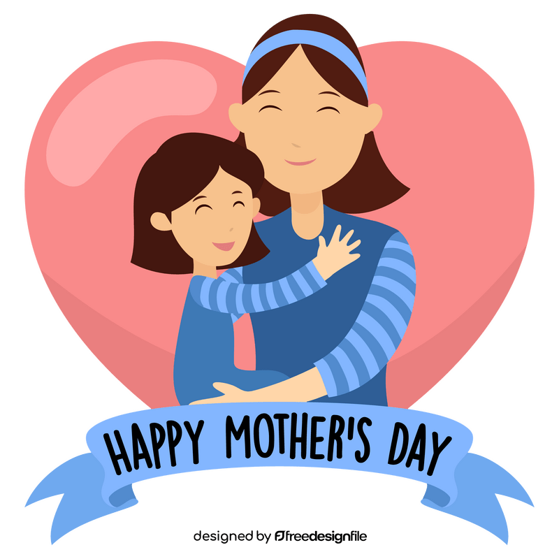 Mothers day happy mom clipart