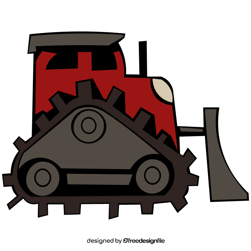 Bulldozer clipart