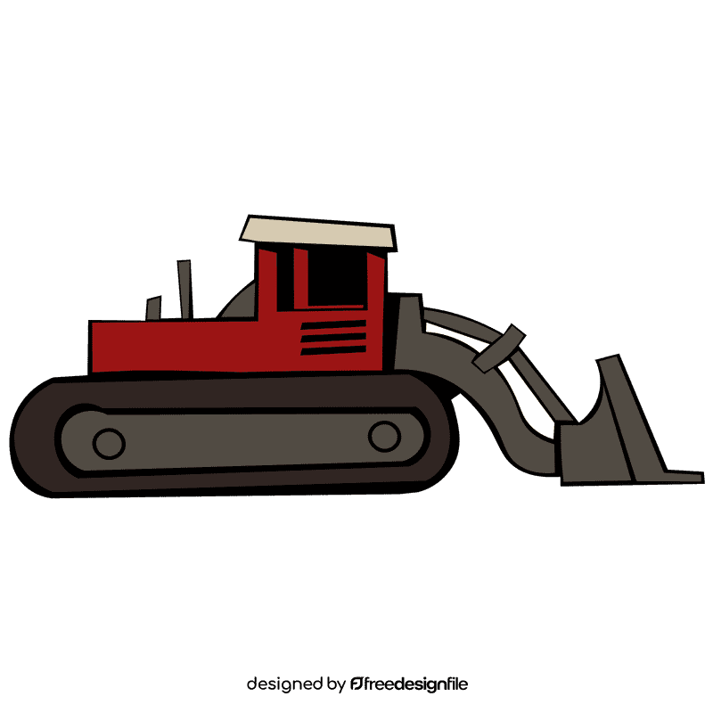 Bulldozer clipart