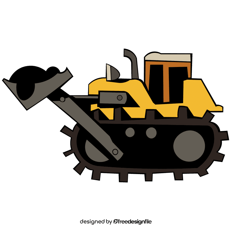 Bulldozer clipart