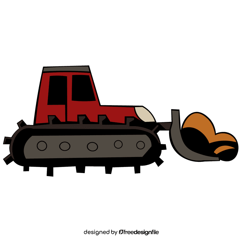 Bulldozer clipart