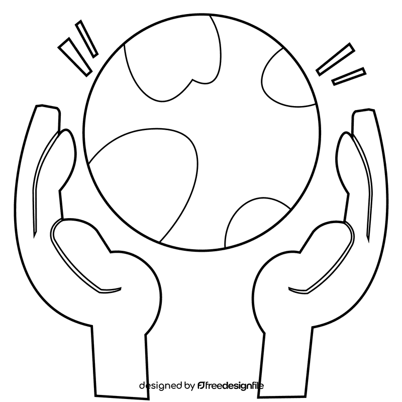 Environment logo black and white clipart