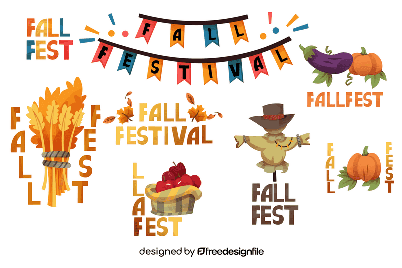 Fall festival vector