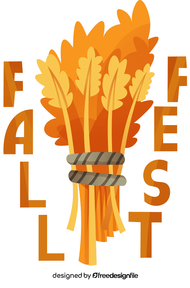 Fall festival spica clipart