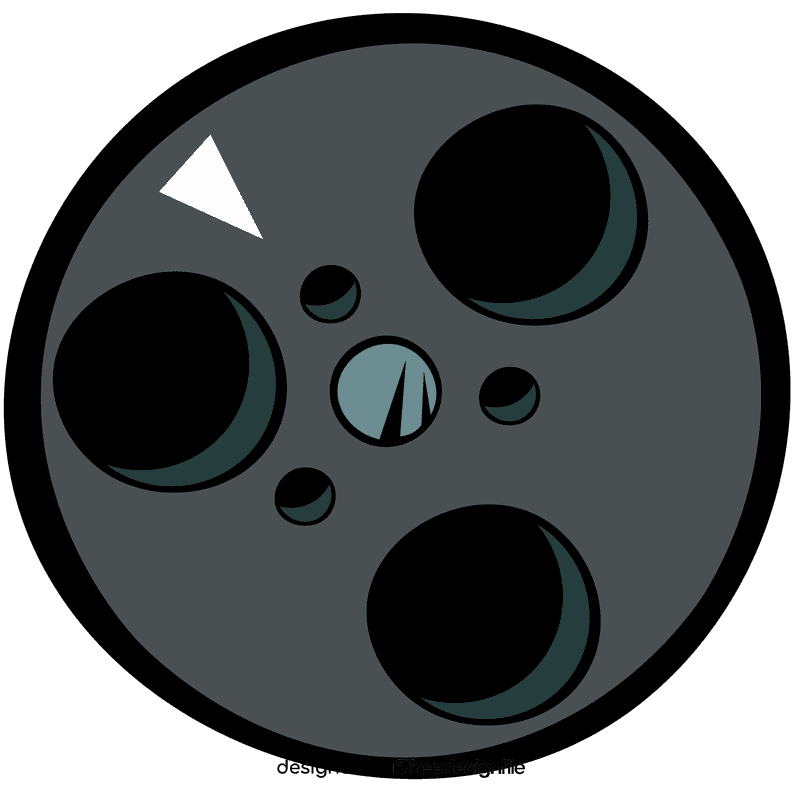 Film reel coil clipart