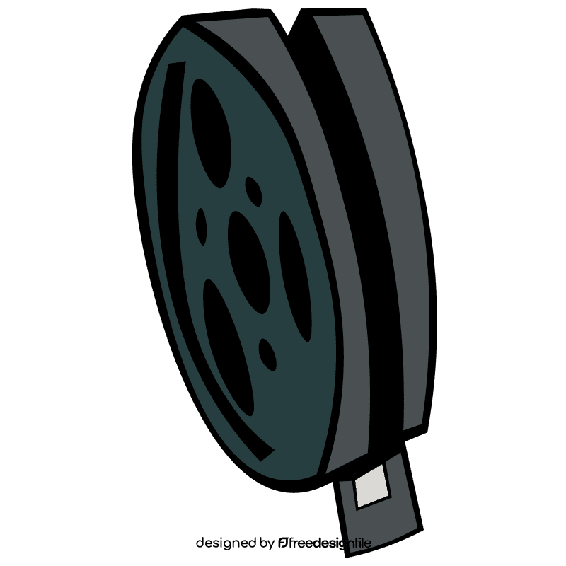 Film reel coil clipart