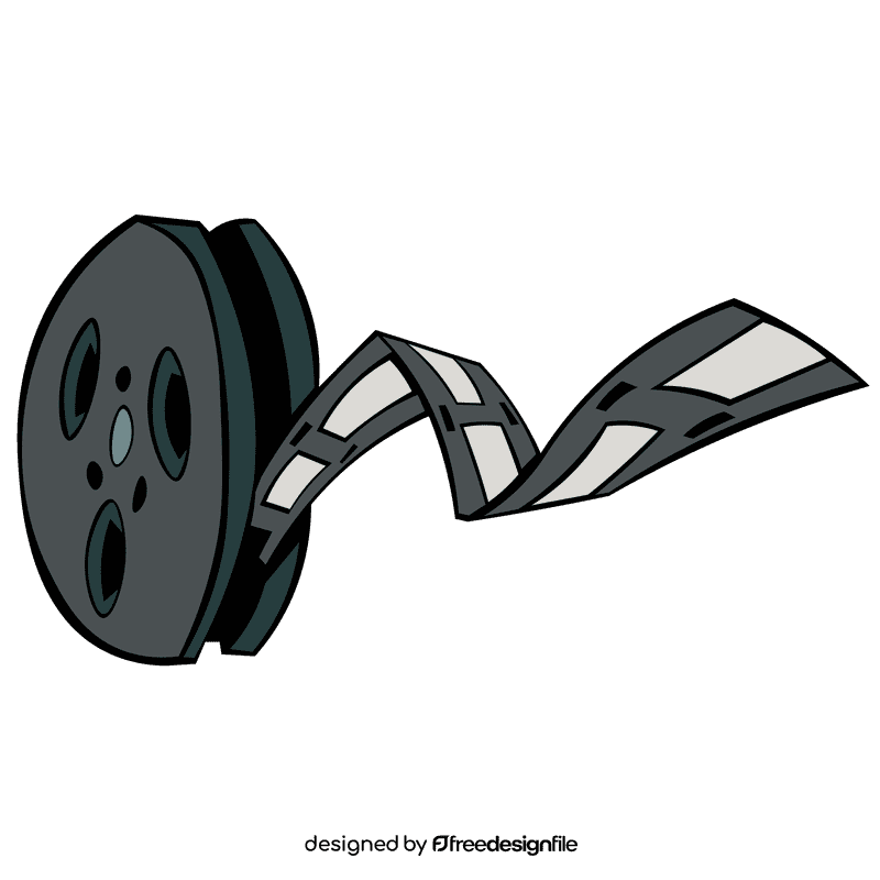 Film reel roll clipart