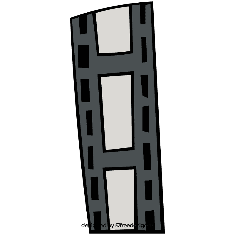 Film reel short tape clipart