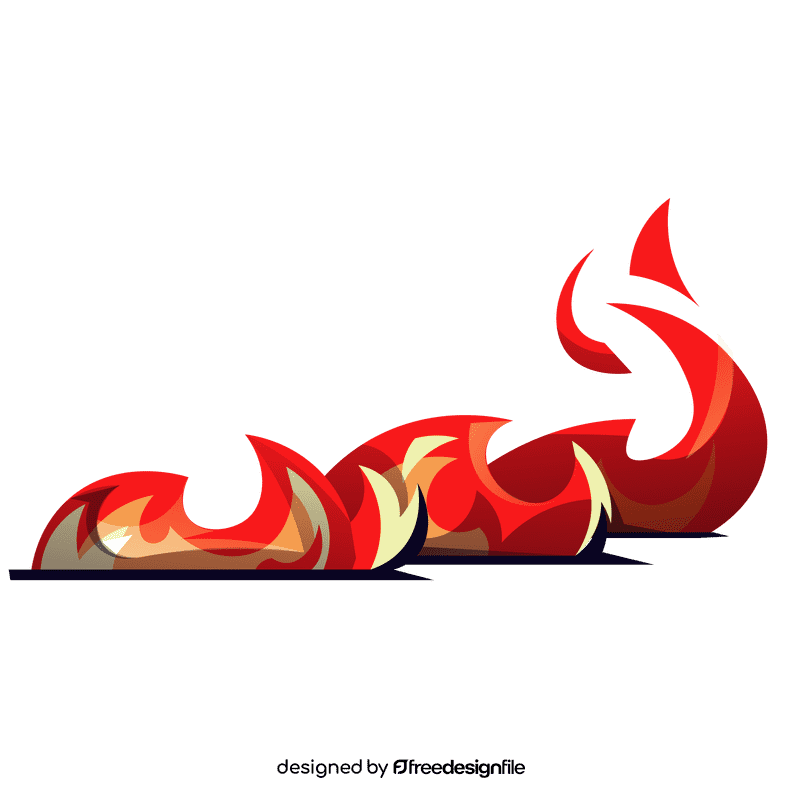 Fire large clipart
