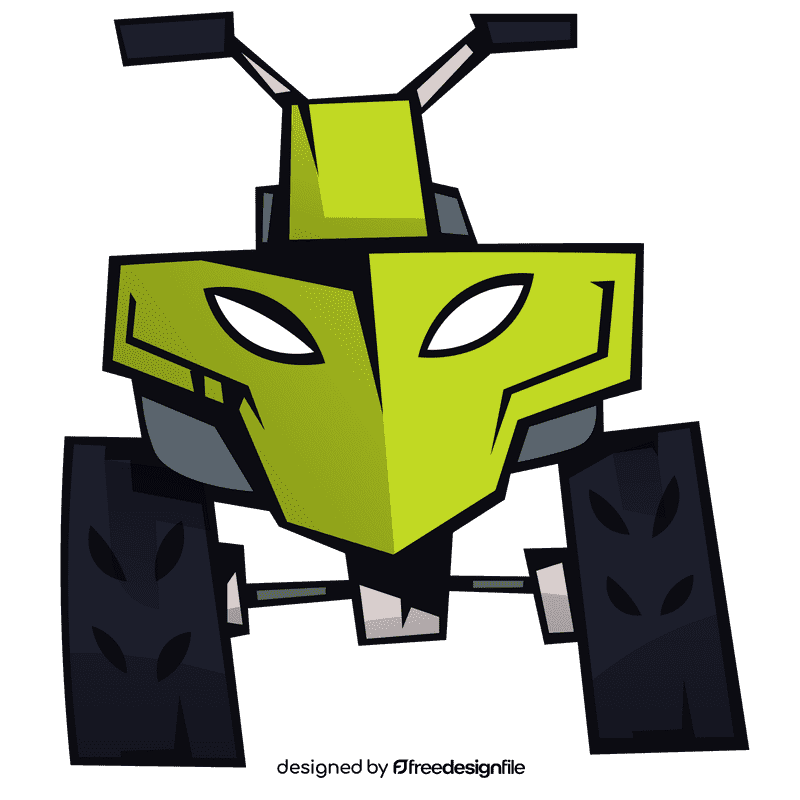 Atv front clipart