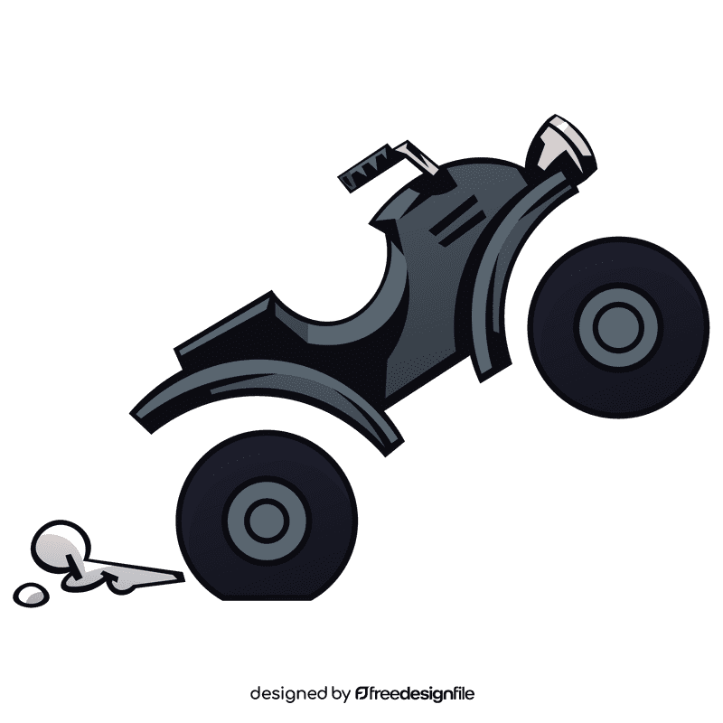 Atv grey clipart