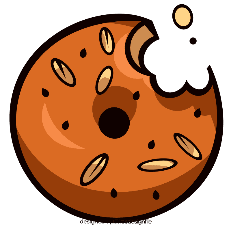 Bagel bite clipart