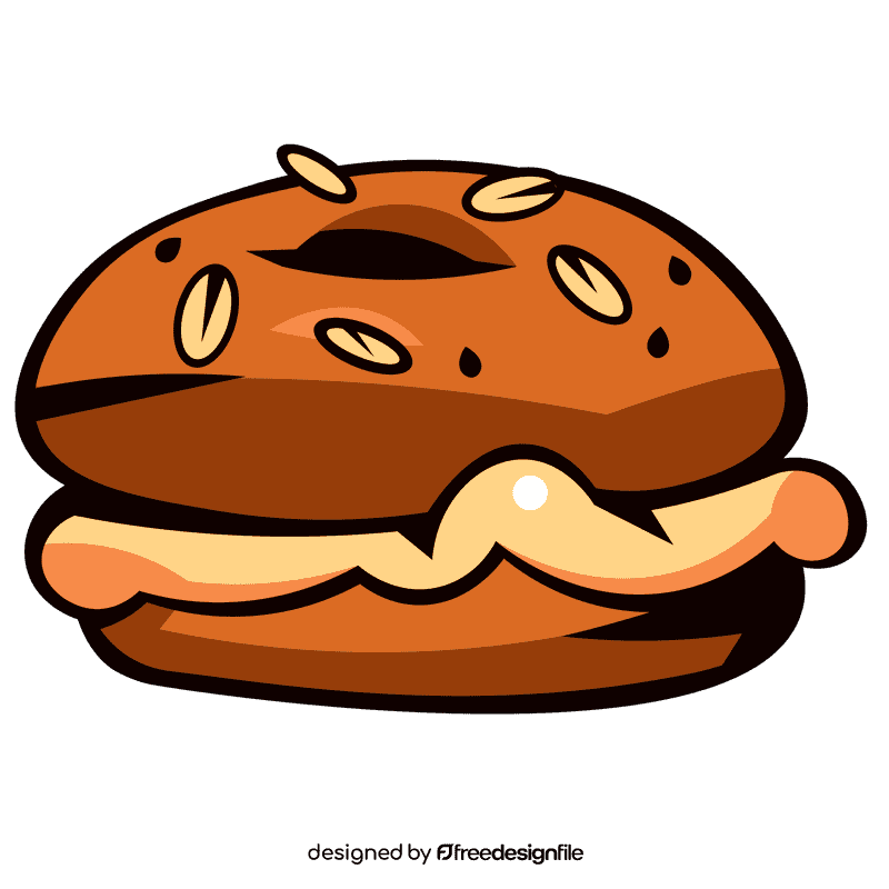 Bagel sauce clipart