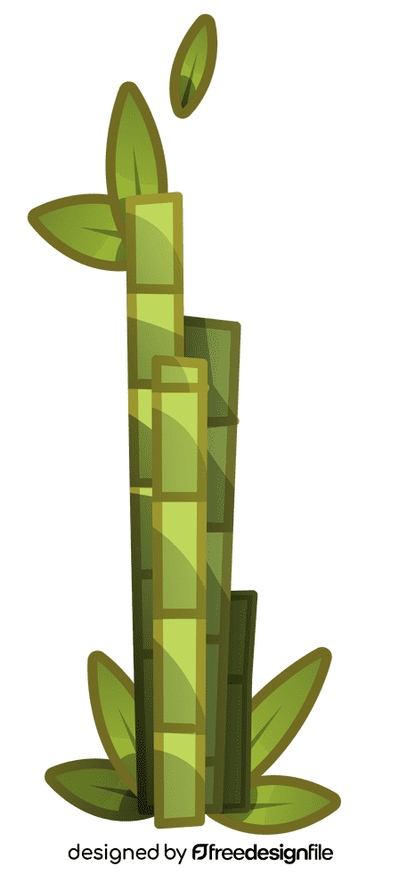 Bamboo long trio clipart