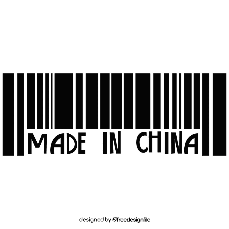 Barcode china clipart