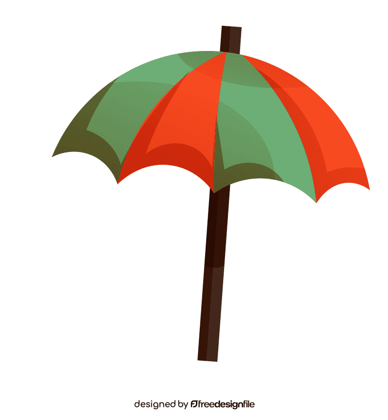 Beach umbrella umbrella clipart