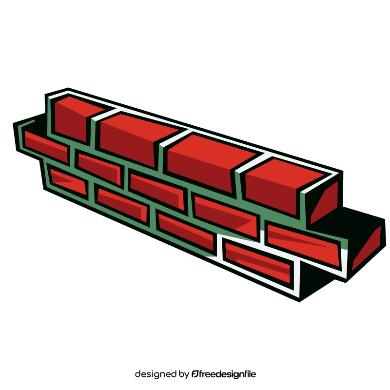 Brick wall wall clipart