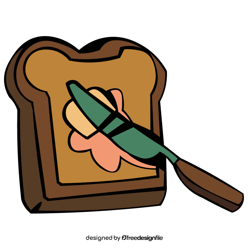 Butter bread clipart