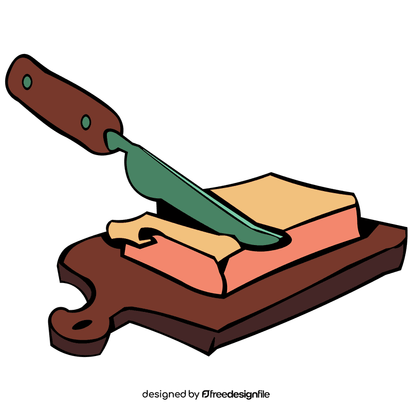 Butter knive clipart