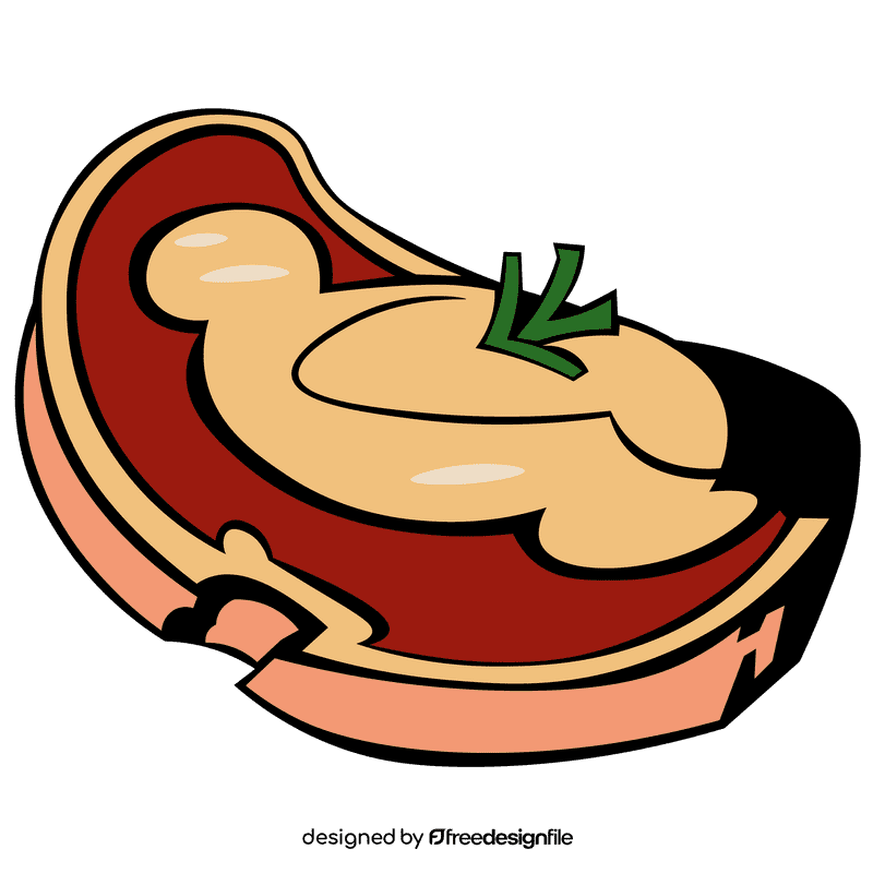 Butter steak clipart