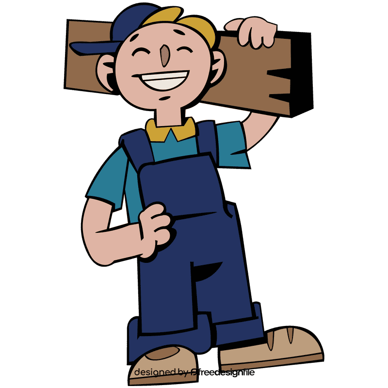 Carpenter young clipart