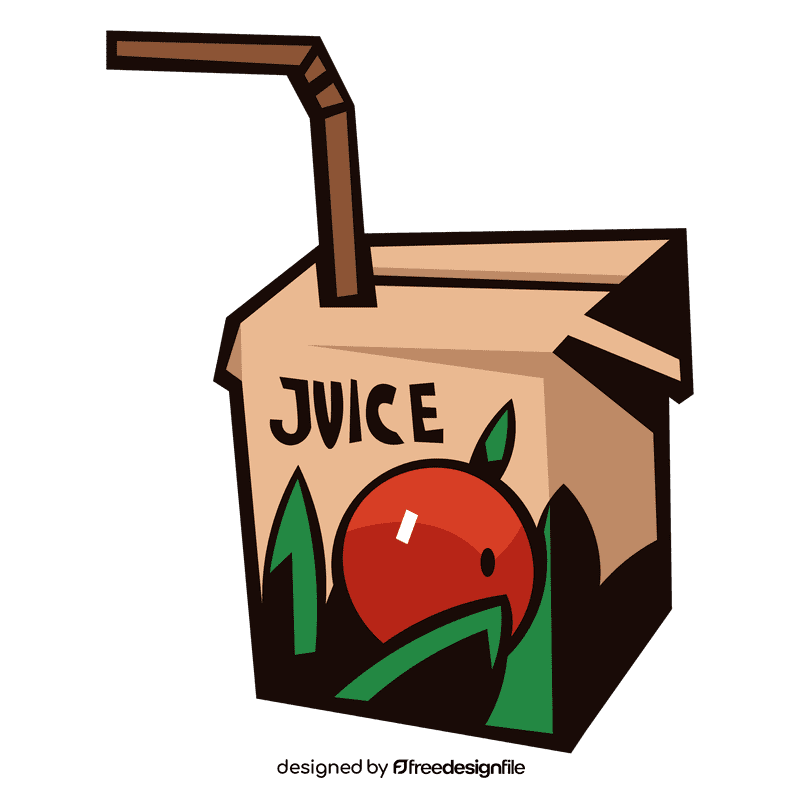 Carton juice clipart
