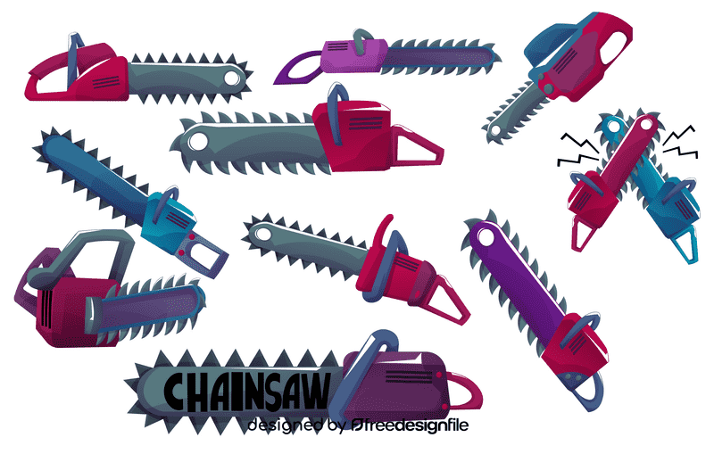 Chainsaw vector