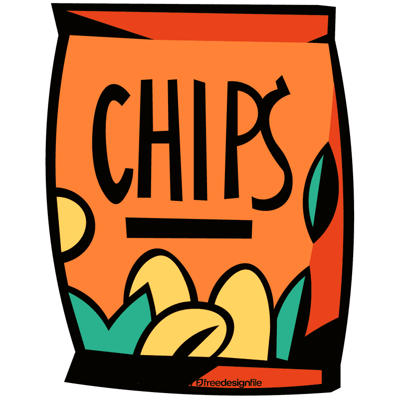Chips pack clipart