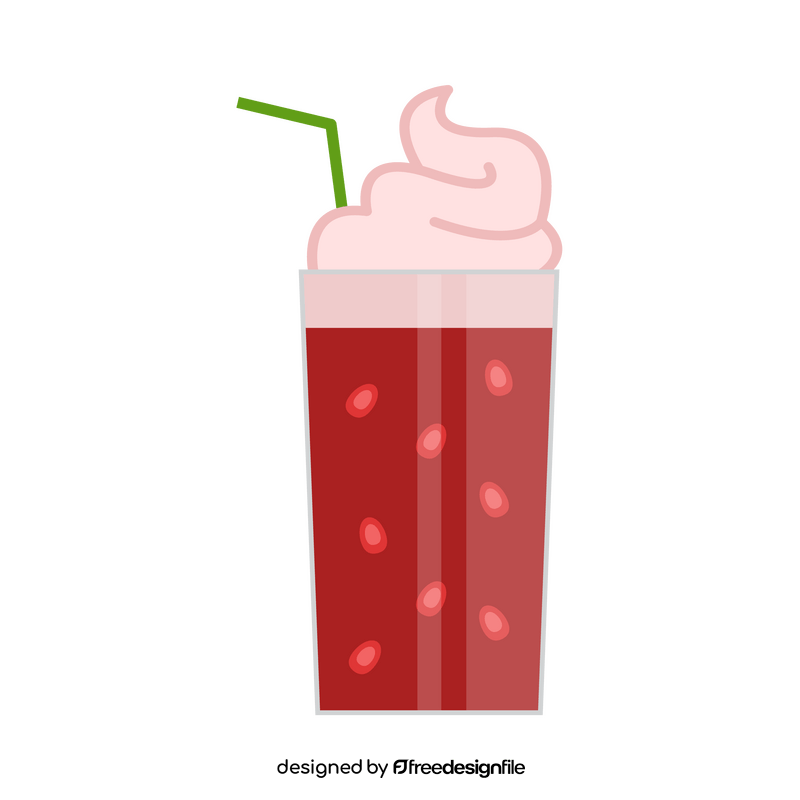 Pomegranate cocktail clipart
