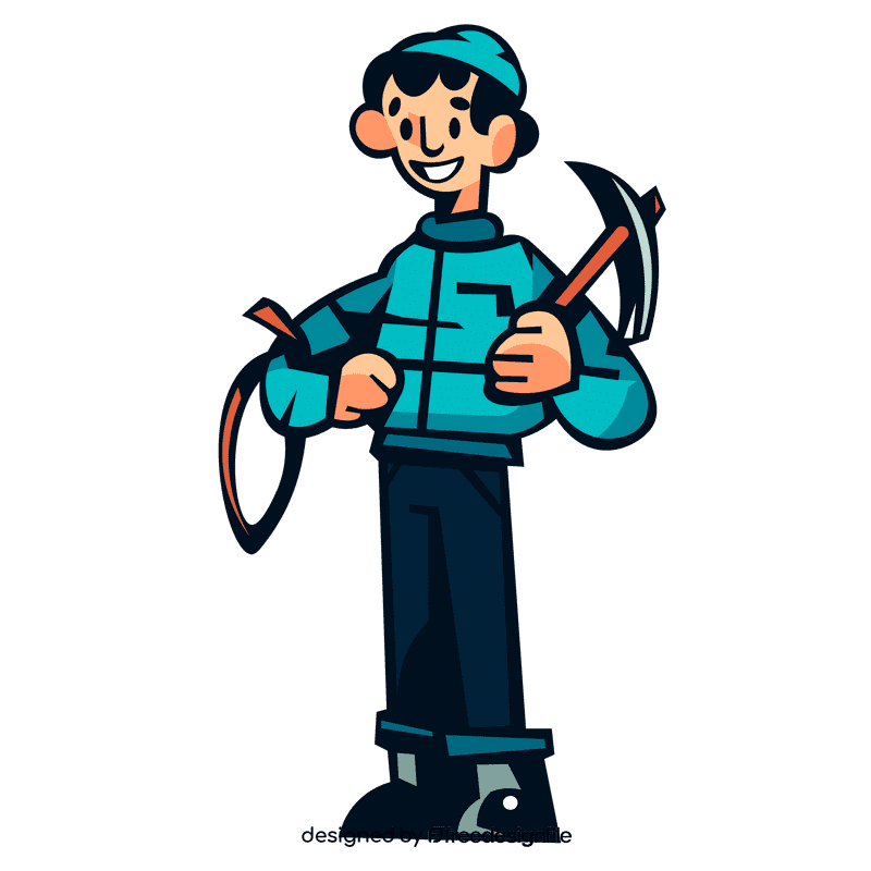 Climber pick clipart