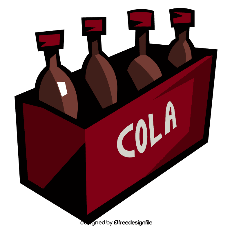 Coca cola box clipart
