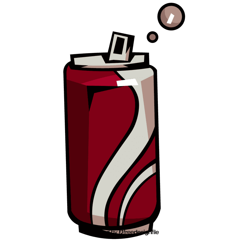 Coca cola can clipart
