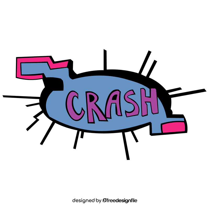 Comic crash clipart